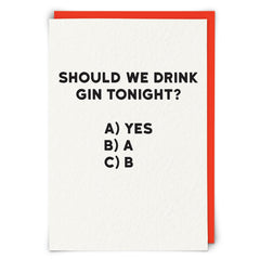 Redback Cards Gin Tonight