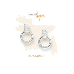 Vurchoo Contrasting Chunky Studs - Bangladesh