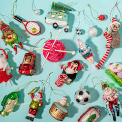 Sass & Belle Tennis Racket Shaped Bauble
