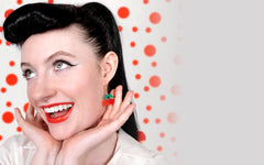 Tatty Devine - Cherry Charm Earrings