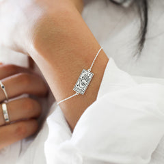 Lisa Angel Bracelet - Sterling Silver Fortune Tarot Bracelet
