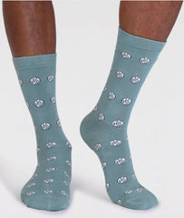 Thought Socks - Decain Men's Bamboo Golf Sports Socks - Lagoon Green