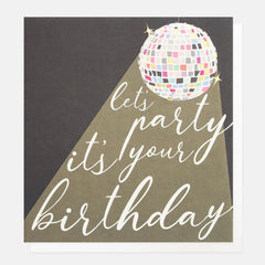 Caroline Gardner - Disco Ball Birthday Card