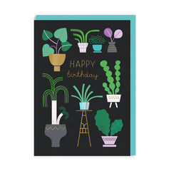 Ohh Deer House Plants Birthday Card