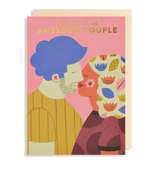 Lagom Congrats To The Awesome Couple Card