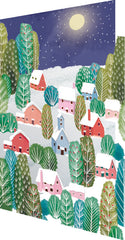 Roger la Borde Lasercut Christmas Card - Christmas Village