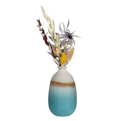 Sass & Belle Dip Glazed Turquoise Vase