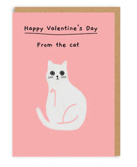 Ohh Deer - Happy Valentine's Day Cat Card