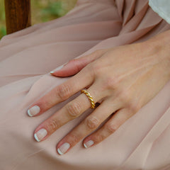 Matthew Calvin Braided Ring Gold