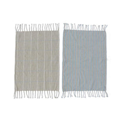 OYOY Living Gobi Tea Towel Tourmaline / Grey - Set of 2
