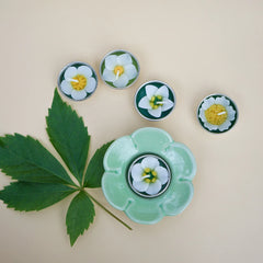 Hana Blossom - Assorted White Garden Flower Scented Tealights