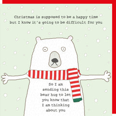 Rosie Made A Thing Christmas - Bear Hug Card