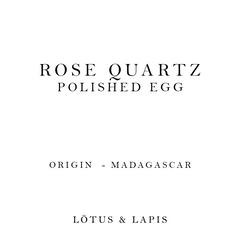 Lotus & Lapis Rose Quartz Eggs Boxed