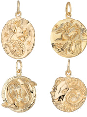 Scream Pretty - Gold Plated Zodiac Charm Necklace