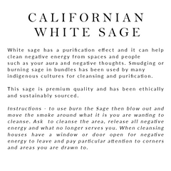 Lotus & Lapis Premium Californian White Sage Smuge Sticks