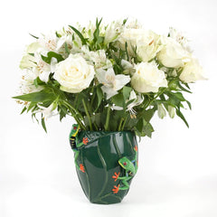 Quail Ceramics Tree Frog Vase