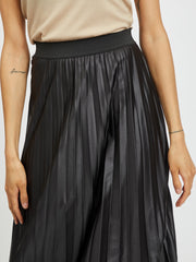 Vila Nitban Pleat Skirt - Black