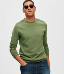 Selected Homme - Vineyard Green Long Sleeve Knitted Jumper