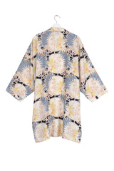 One Hundred Stars Deco Daisy Mauve Collar Kimono