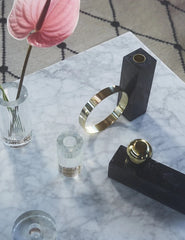 OYOY Living Tangent Candleholder Low - Black