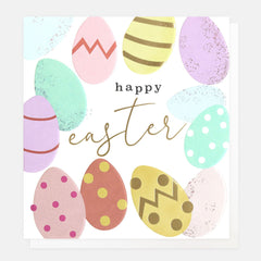 Caroline Gardner - Patterned Eggs Easter Card