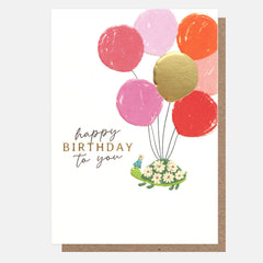 Caroline Gardner - Tortoise Birthday Card