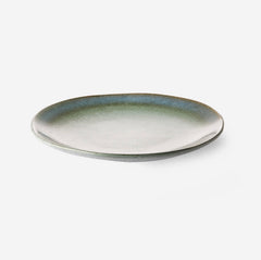 HKliving 70's Ceramics Dessert Plates Moss - Set of 2