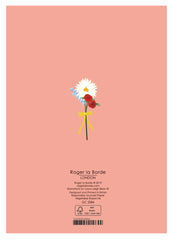 Roger La Borde Flower Bouquet Thanks a Bunch Card