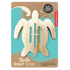 Kikkerland - Bamboo Turtle Soap Dish