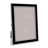 Addison Ross Enamel Frame - Black and Silver