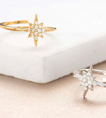 Scream Pretty - Silver Starburst Ring