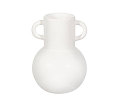 Sass & Belle Small White Amphora Vase