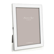 Addison Ross White Enamel & Silver Frame