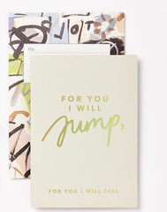 ‘For you I will Jump’ - Greeting Card Katie Leamon