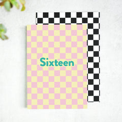 Paper Plane Designs - Checkerboard Sixteen Card