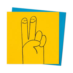 Ustudio - Peace Hand Card