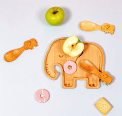 Sass & Belle Elephant Bamboo Kids Plate