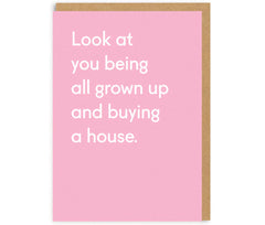 Ohh Deer - All Grown Up Buying A House Greeting Card