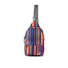 Roka Willesden B Sustainable Multi Stripe Canvas Bag