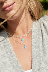 Estella Bartlett Blue Enamel Dream Big - Silver Plated