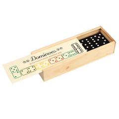Rex London - Traditional Dominoes In A Wooden Box