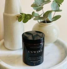 Lotus & Lapis Unwind Amber Candle