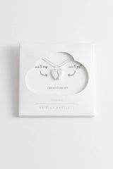 Estella Bartlett BFF Heart Necklace Silver
