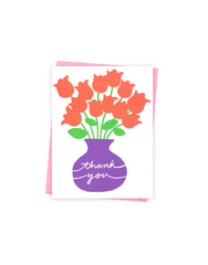 Thank You Vase Card - 1973