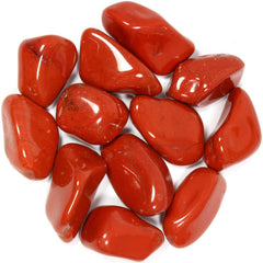 Lotus & Lapis Red Jasper Tumblestone