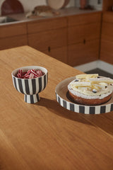 OYOY Toppu Bowl - White / Black