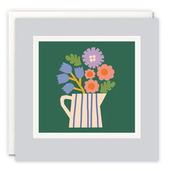 James Ellis Jug Of Flowers Paintworks Card