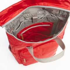 Roka Canfield B Medium Sustainable Nylon Cranberry Backpack