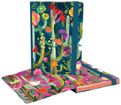 Roger La Borde Cactusland A5 Journal with elastic binder