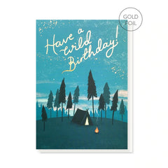 Stormy Knight Wild Birthday Card